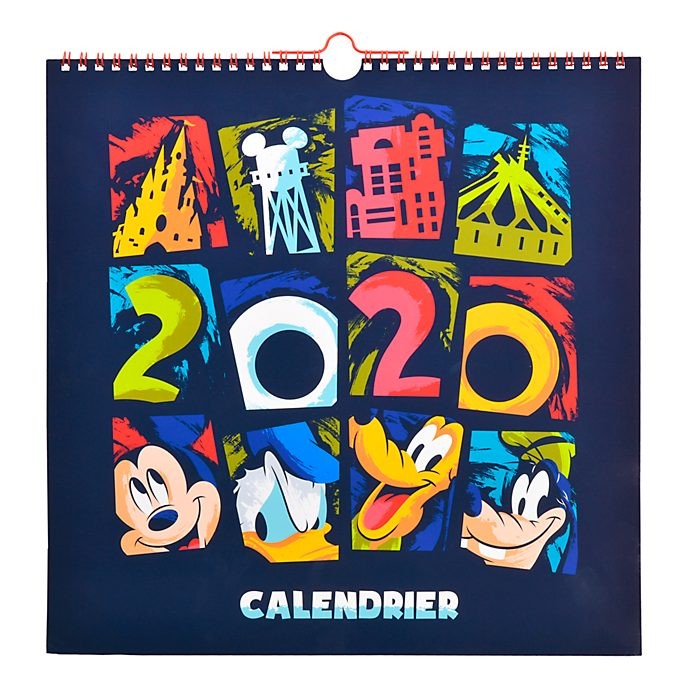 Disney Soldes & Disneyland Paris Calendrier Mickey et ses amis 2020 - Disney Soldes & Disneyland Paris Calendrier Mickey et ses amis 2020-01-0