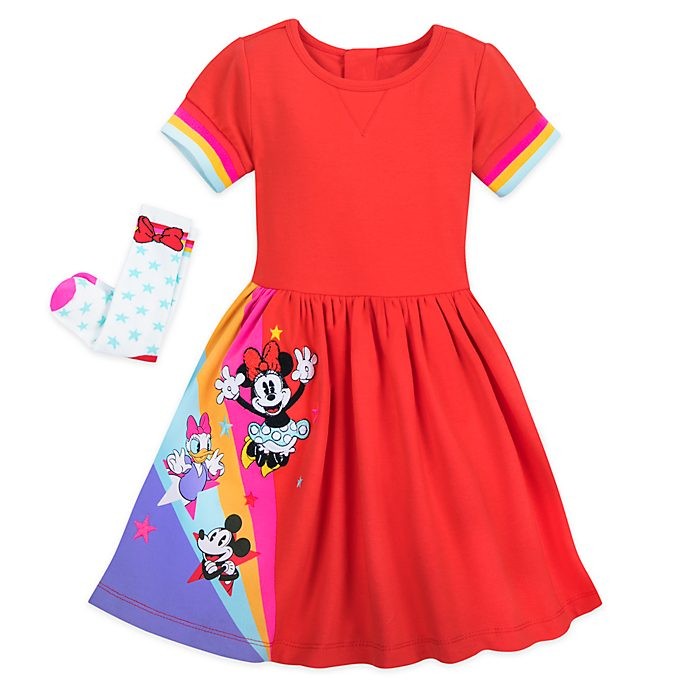 Soldes Disney Store Ensemble robe et chaussettes Minnie et ses amis pour enfants - Soldes Disney Store Ensemble robe et chaussettes Minnie et ses amis pour enfants-01-0