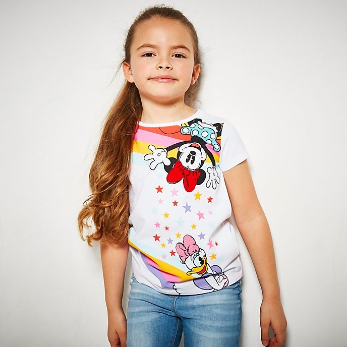 Soldes Disney Store T-shirt Minnie et Daisy pour enfants - Soldes Disney Store T-shirt Minnie et Daisy pour enfants-01-1
