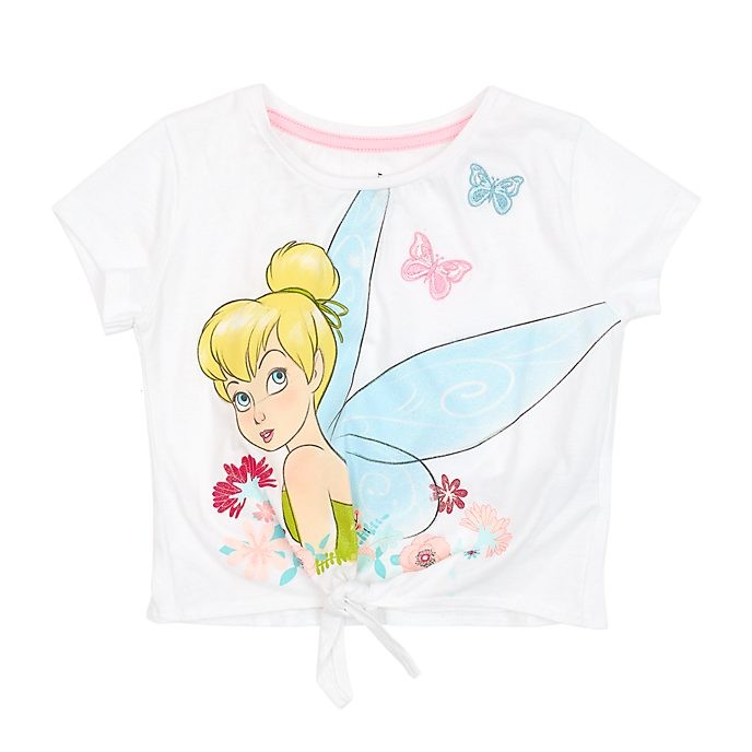 Soldes Disney Store T-shirt à nouer Clochette pour enfants - Soldes Disney Store T-shirt à nouer Clochette pour enfants-01-0