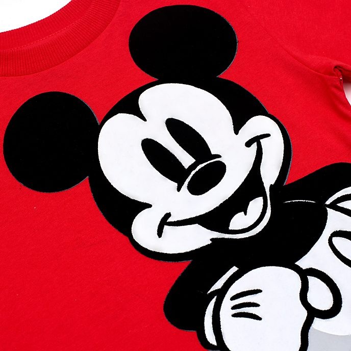 Soldes Disney Store T-shirt Mickey rouge pour enfants - Soldes Disney Store T-shirt Mickey rouge pour enfants-01-2