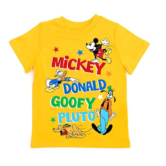 Soldes Disney Store T-shirt Mickey et ses amis pour enfants - Soldes Disney Store T-shirt Mickey et ses amis pour enfants-01-0