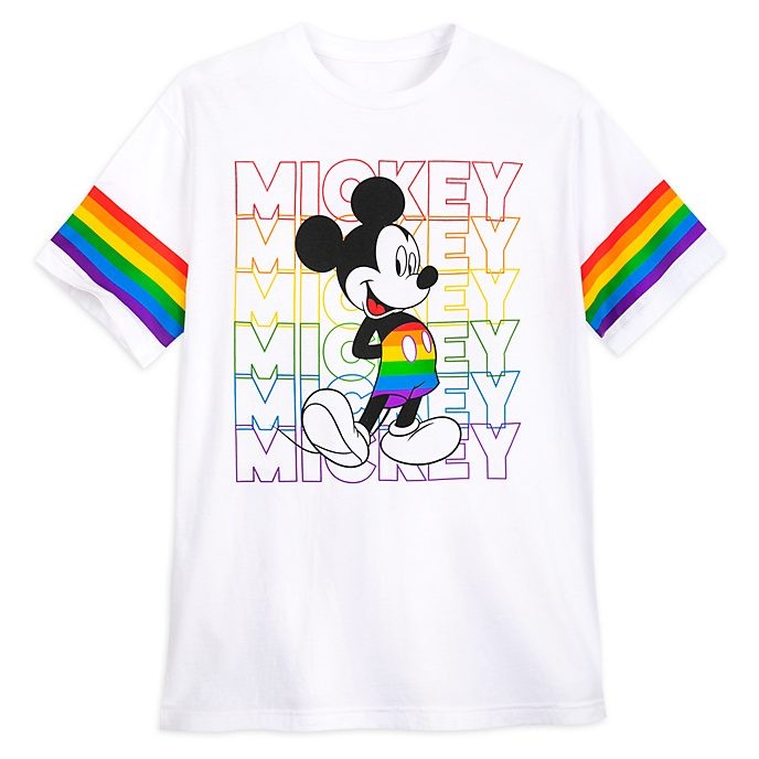 Soldes Disney Store T-shirt Mickey pour adultes, Rainbow Disney - Soldes Disney Store T-shirt Mickey pour adultes, Rainbow Disney-01-0