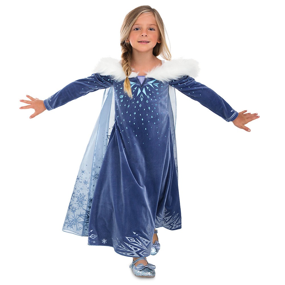 Remise ⊦ la reine des neiges Robe de déguisement de luxe pour enfants Elsa à Prix Exclusifs - Remise ⊦ la reine des neiges Robe de déguisement de luxe pour enfants Elsa à Prix Exclusifs-01-0