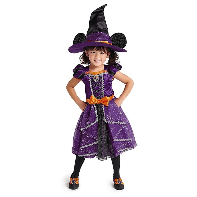 Halloween Disney Déguisement Minnie sorcière pour enfants - Halloween Disney Déguisement Minnie sorcière pour enfants-01-1
