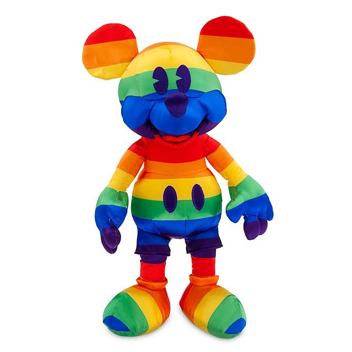 Soldes Disney Store Peluche Mickey, collection Rainbow Disney - Soldes Disney Store Peluche Mickey, collection Rainbow Disney-01-0
