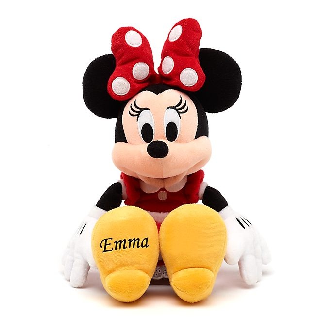 Soldes Disney Store Peluche Minnie Mouse rouge de taille moyenne - Soldes Disney Store Peluche Minnie Mouse rouge de taille moyenne-01-1