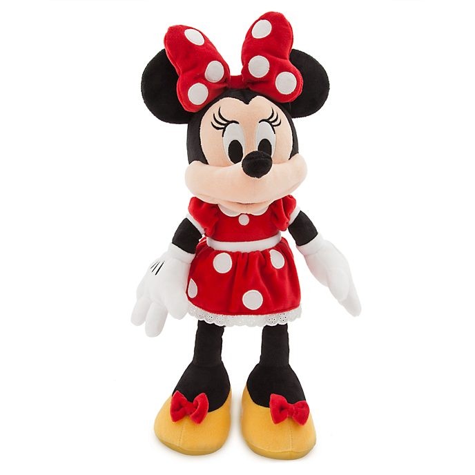 Soldes Disney Store Peluche Minnie Mouse rouge de taille moyenne - Soldes Disney Store Peluche Minnie Mouse rouge de taille moyenne-01-0