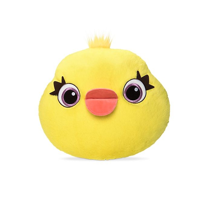 Soldes Disney Store Grand coussin visage de Ducky, Toy Story 4 - Soldes Disney Store Grand coussin visage de Ducky, Toy Story 4-01-0