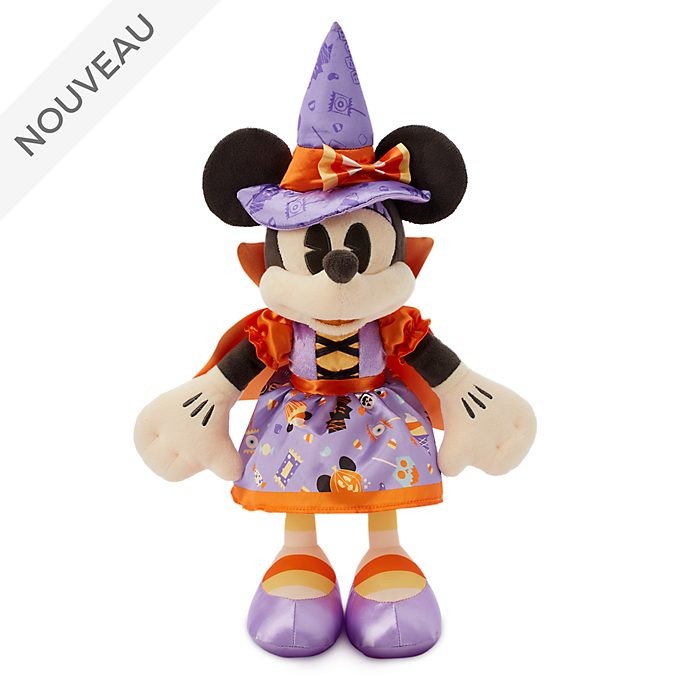 Halloween Disney Petite peluche Minnie en sorcière - Halloween Disney Petite peluche Minnie en sorcière-01-0
