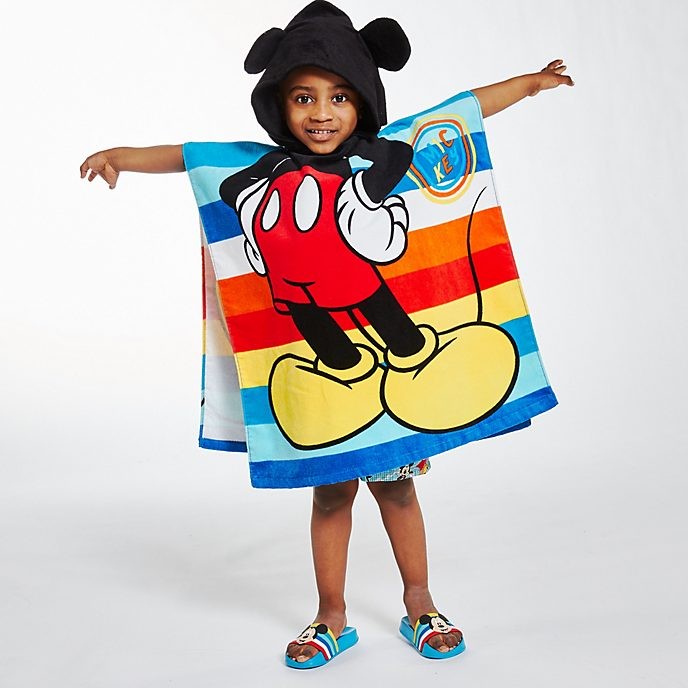 Soldes Disney Store Serviette à capuche Mickey pour enfants - Soldes Disney Store Serviette à capuche Mickey pour enfants-01-1