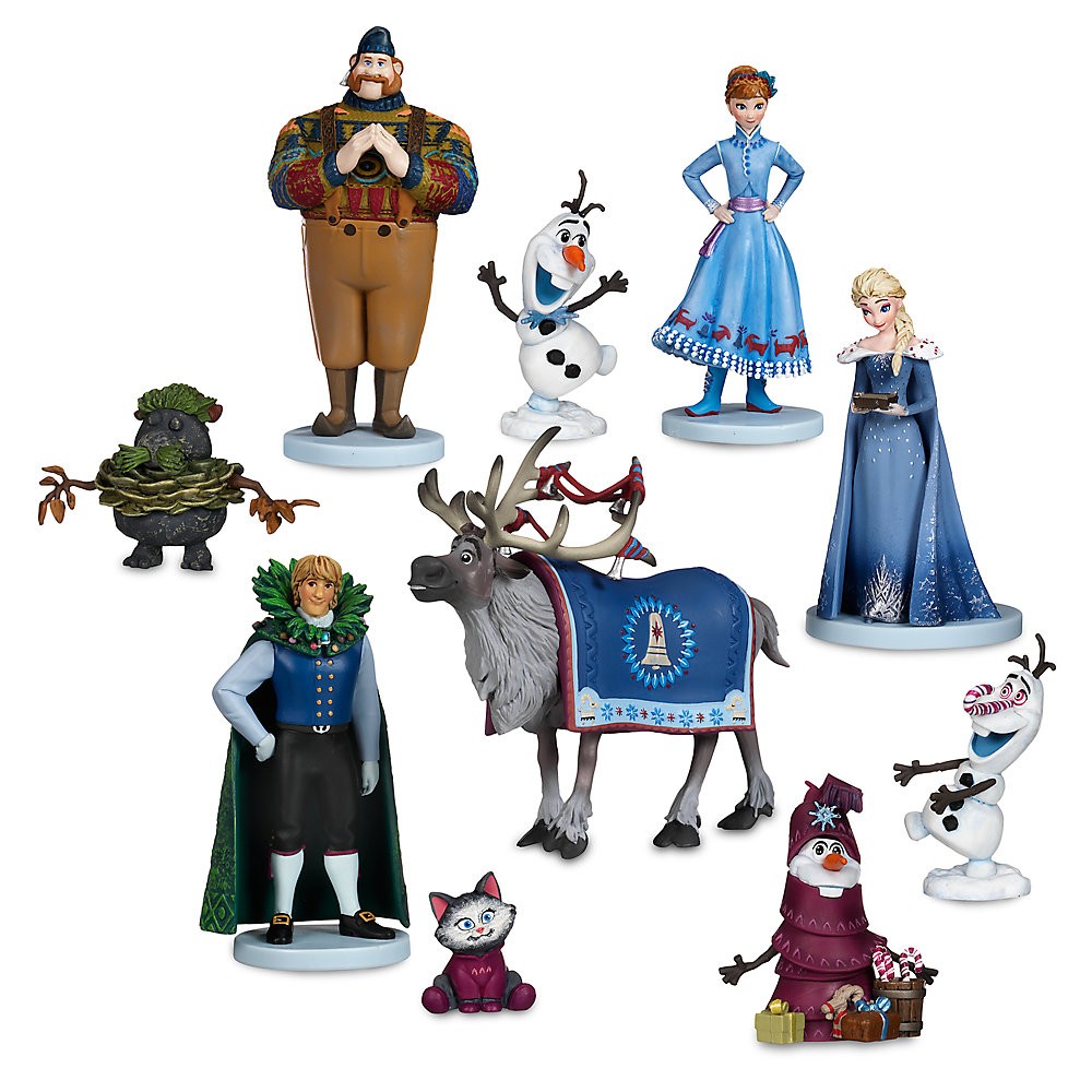 personnages, Ensemble de figurines de luxe Joyeuses fêtes avec Olaf ⊦ ⊦ Magasin Officiel - personnages, Ensemble de figurines de luxe Joyeuses fêtes avec Olaf ⊦ ⊦ Magasin Officiel-03-0