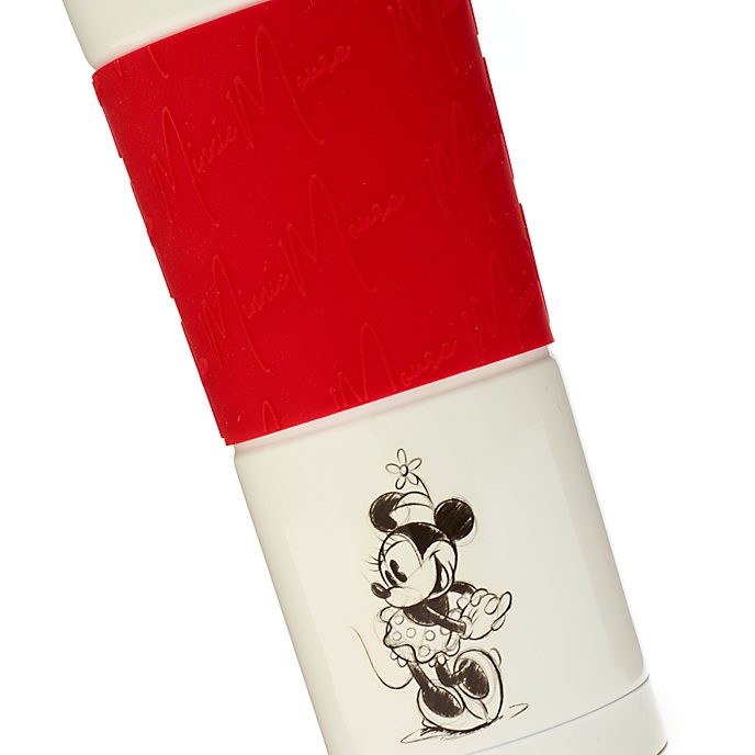Soldes Disney Store Gobelet avec paille Minnie rouge et blanc - Soldes Disney Store Gobelet avec paille Minnie rouge et blanc-01-1