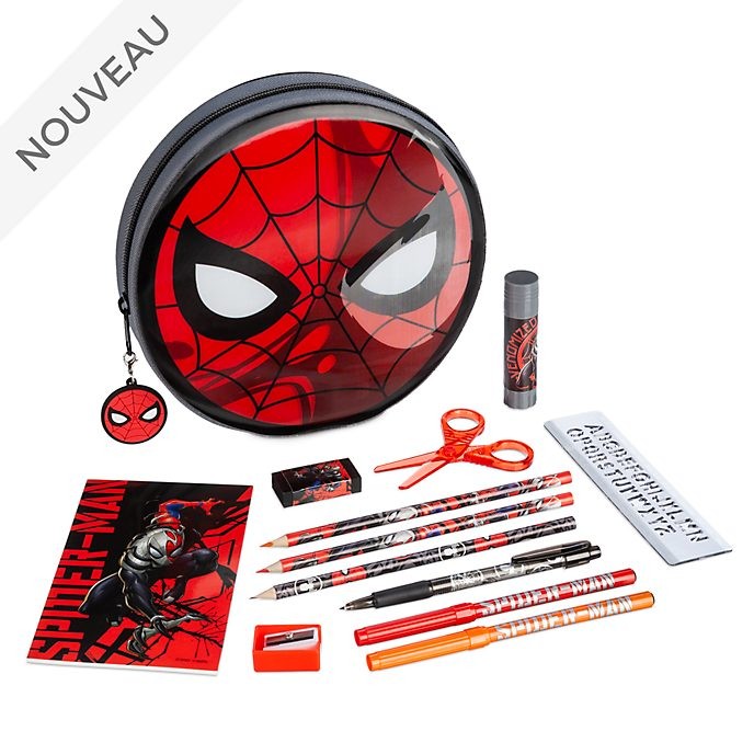Soldes Disney Store Kit de fournitures Spider-Man zippÉ - Soldes Disney Store Kit de fournitures Spider-Man zippÉ-01-0