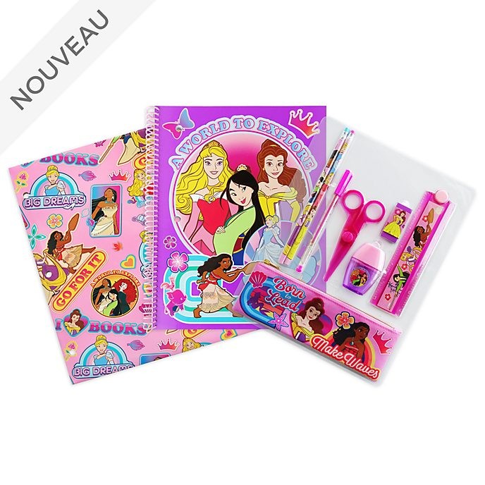 Soldes Disney Store Kit de fournitures Princesses Disney - Soldes Disney Store Kit de fournitures Princesses Disney-01-0