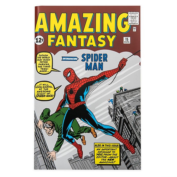 Soldes Disney Store Journal Spider-Man, comics Amazing Fantasy - Soldes Disney Store Journal Spider-Man, comics Amazing Fantasy-01-0