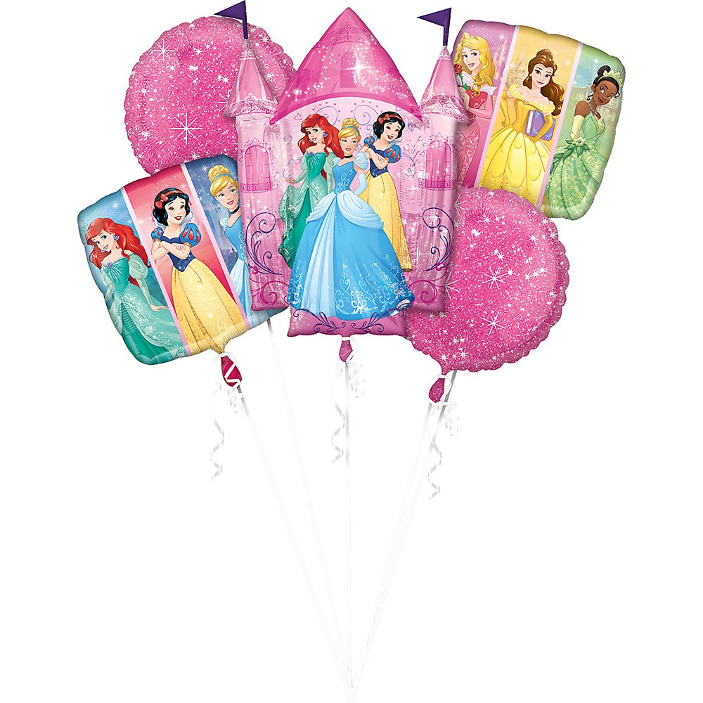 Nouveau style personnages Bouquet de ballons Princesses Disney ✔ - Nouveau style personnages Bouquet de ballons Princesses Disney ✔-01-0