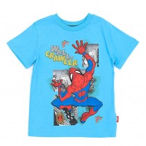 Soldes Disney Store T-shirt Spider-Man bleu pour enfants-20
