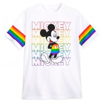 Soldes Disney Store T-shirt Mickey pour adultes, Rainbow Disney-20