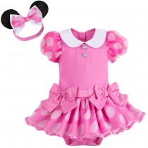 personnages Body déguisement Minnie Mouse rose pour bébé ★ Remise En Ligne-20
