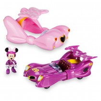 personnages mickey et ses amis top depart , Minnie pilote de course et sa voiture convertible Modèle vivant ⊦ ⊦-20