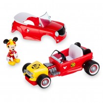 personnages mickey et ses amis top depart Mickey pilote de course et sa voiture convertible à Prix Incroyables ⊦-20