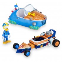 Modèle vivant personnages mickey et ses amis top depart , Donald pilote de course et sa voiture convertible Conception Moderne ♠ ♠-20