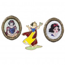 Prix Dynamité princesses disney , princesses disney Ensemble de 3 pin's en édition limitée, Art of Snow White Qualité Fiable ✔ ✔ ✔-20