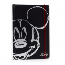 Remise ★ personnages, Cahier A5 noir Mickey Mouse Sketch Haute De Gamme-20