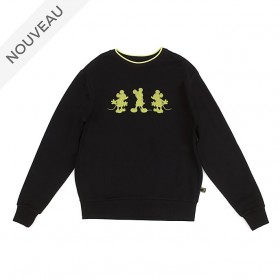 Soldes Disney Store Sweat Mickey Mouse: Neon Festival pour adultes