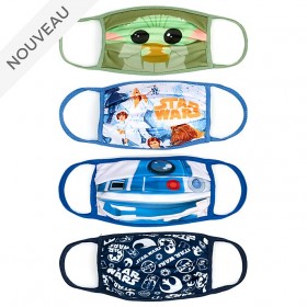 Soldes Disney Store Masques en tissu Star Wars, lot de 4
