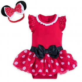 mickey mouse et ses amis , personnages Body déguisement Minnie Mouse rouge pour bébé Design exceptionnel ♠
