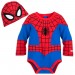 marvel, Body déguisement Spider-Man pour bébé ♠ ♠ Assurance De l’Authenticité