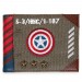 Offrez à bas prix marvel, Portefeuille style militaire Captain America ✔ ✔ ✔ - 0
