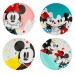 Soldes Disney Store Lot de 4 assiettes Mickey et Minnie, Disney Eats